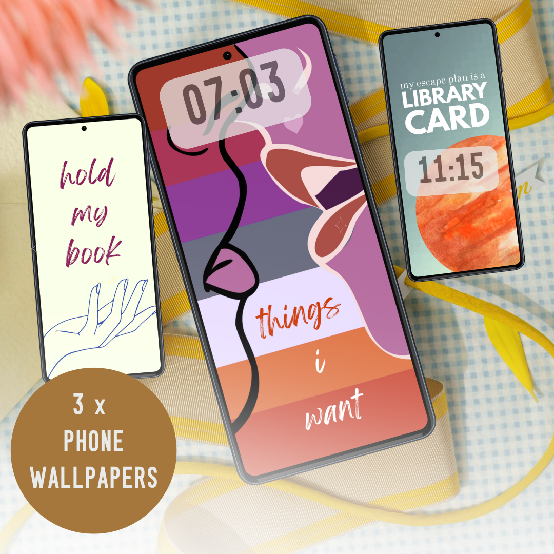 Sticker pack: Pick any 3 + bookish  digital extras