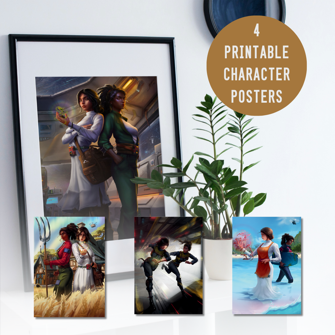 Art Editions | The Biokin Chronicles Collection | Print Novellas & Digital Goodies